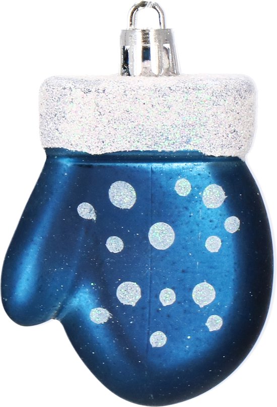 Boules de Boules de Noël Springos | Décorations de Noël | Incassable | 77 pièces | Bleu marine