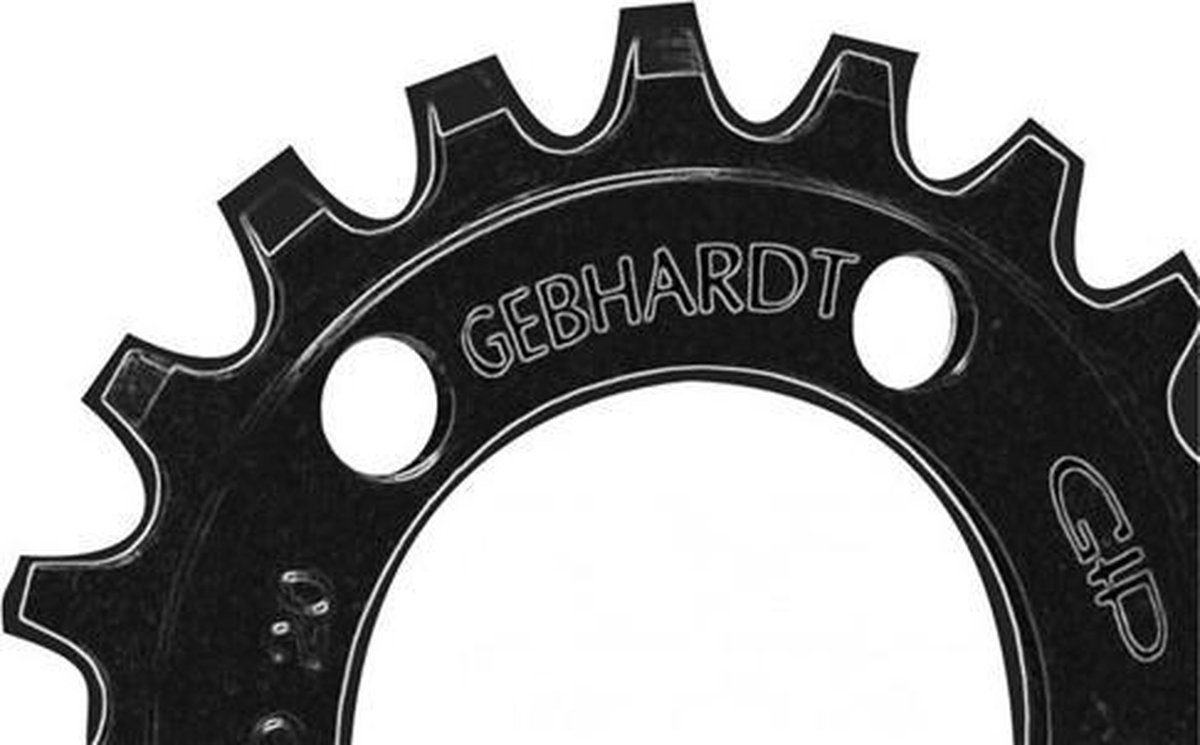 Gebhardt Blad race 42t 5-arm 130 zwart t/m 10v
