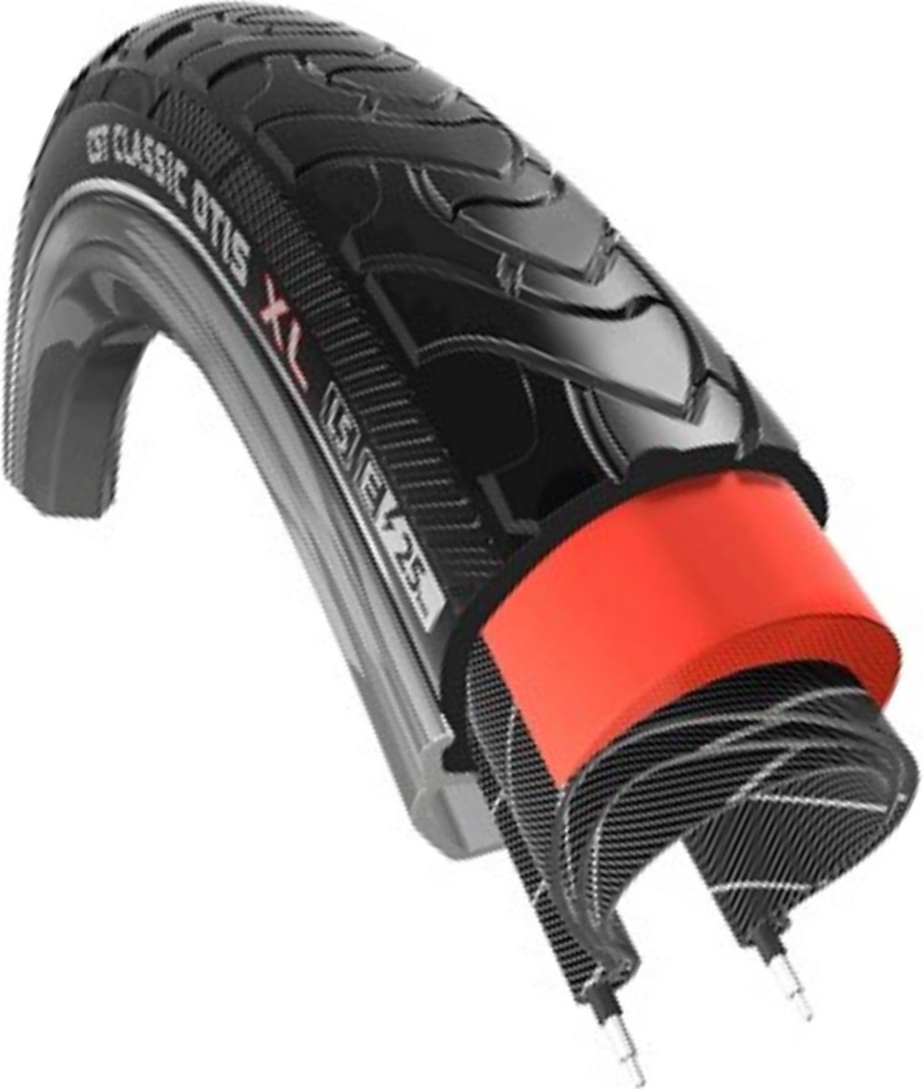 CST Classic Otis Draht Bead Reifen – 32tpi, Mit Reflektierender Seitenwand, Für Fahrräder