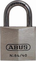 ABUS Hangslot chrome - 49,5mm - messing/RVS beugel (Verpakt in blister)