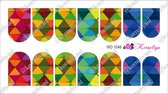 Water Decal - Nail Wrap WD 1048