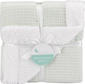 Couverture Interbaby Junior 80 X 110 Cm Polyester Menthe/blanc