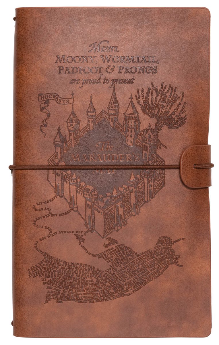 Harry Potter Reisdagboek The Marauders Map A5 Pu/papier