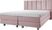 Luxe Boxspring 180x200 Compleet Oude Roze 6 balken