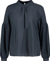 TAIFUN Dames Blouse met turtleneck Obsidian-46