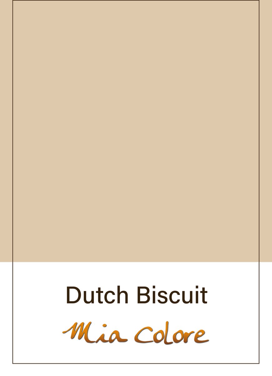 Dutch biscuit krijtverf Mia colore 0,5 liter
