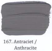 167. Antraciet - matte muurverf l'Authentique