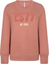Zoso 216 Fame Sweater With Print Winter Rose - XL