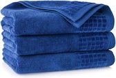 Pure4u Paulo Antibacterieel Hotel Handdoek - Donker blauw - 2 stuks - 70x140 cm – 100%  Egyptisch katoen