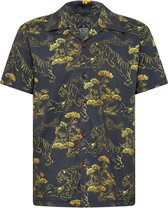 King Kerosin overhemd asian tiger Geel-Xl