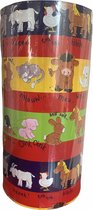 Kinder Inpakpapier Boerderij Dieren- Breedte 30 cm - m lang - Breedte 30  cm