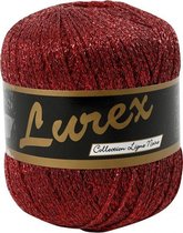 glitter garen rood 160 m 25 gr