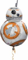 folieballon Star Wars 50 x 83 cm folie wit/oranje