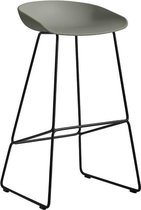 About A Stool AAS 38 - nevelgroen - zwart - 85 cm