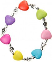 armband hartjes multicolor