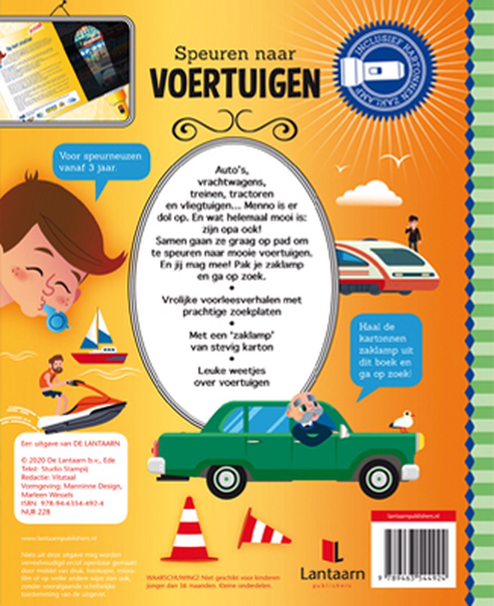 Speuren naar voertuigen - back cover