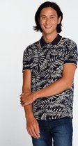 J&JOY - Poloshirt Mannen Ontario Forest Fern Print