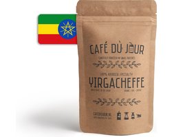 Café du Jour 100% arabica specialiteit Yirgacheffe 500 gram vers gebrande koffiebonen