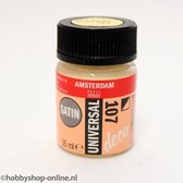 Acrylverf Zijdeglans - 107 Ivoor - Deco - Universal Satin - Amsterdam - 16 ml