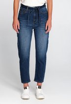 J&JOY - Broek Vrouwen Mom Jeans Stone