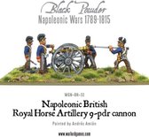 Napoleonic British Royal Horse Artillery 9-pdr cannon