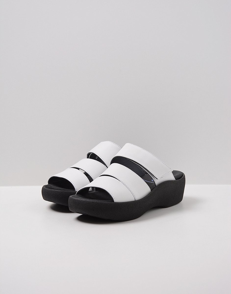 Wolky Slippers Aporia wit leer | bol.com