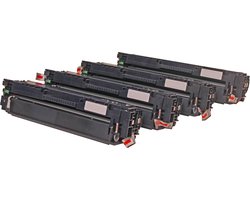 Set 4x ABC huismerk toner geschikt voor HP Laserjet Pro M254 M254dw M254nw Laserjet Pro MFP M280 M280nw M281 M281fdn M281fdw 203X CF540X CF541X CF542X CF543X 203A CF540A CF541A CF542A CF543A