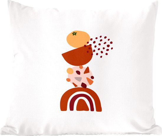 Sierkussens - Kussentjes Woonkamer - 50x50 cm - Winter - Ontwerp - Abstract - Kerstversiering - Kerstdecoratie voor binnen - Woonkamer