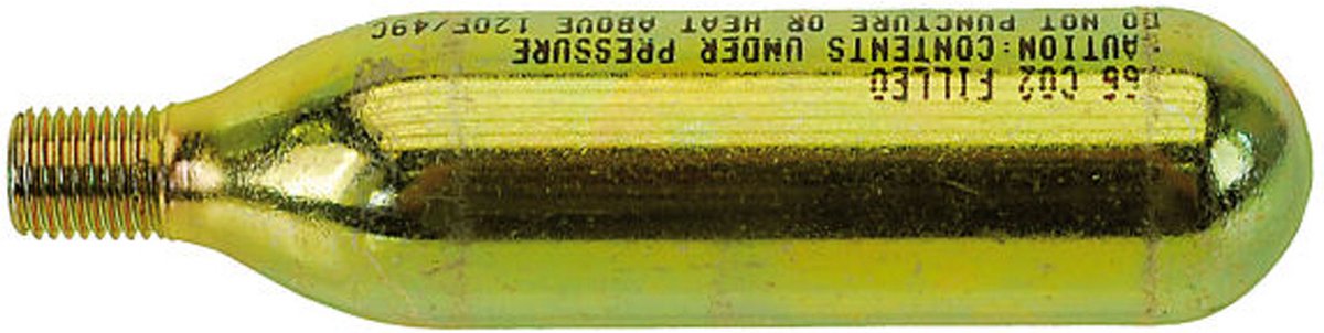 16 gram CO2 patroon met schroefdraad - QT CYCLETECH