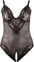 Body Met Open Kruis - Zwart - Sexy Lingerie & Kleding - Lingerie Dames