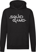 Squid Game | Unisex | Trui | Sweater | Hoodie | Capuchon | Zwart | Netflix | Serie | Survival Game | Drama | Logo | Cadeau