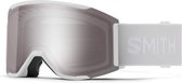SMITH Squad Skibril - Mag goggle white vapor / chromapop sun platinum mirror (met extra lens)