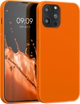 kwmobile telefoonhoesje voor Apple iPhone 13 Pro Max - Hoesje voor smartphone - Back cover in neon oranje