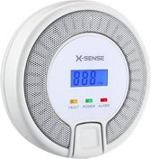 X-Sense CO03D koolmonoxide melder met LCD en 10 jaar levensduur  EN50291-1:2010