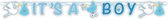 Lettre de naissance Garland Boy It's a Boy 170cm
