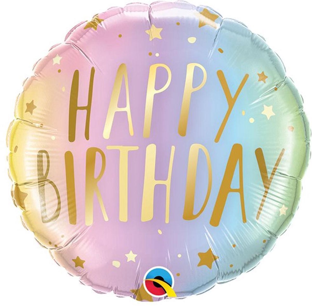 Happy Birthday Pastel - 46 cm