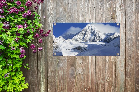 Poster de jardin La montagne autrichienne dans le parc national du Hohe Tauern - 80x40 cm - Décoration murale Outdoor - Poster de jardin - Toile de jardin - Poster de clôture - Tableau de jardin