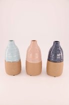 - vaas porselein ø12x24cm c / 3 - mixed - 12x243x