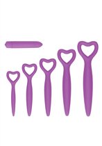 Shots - Ouch! Hoogwaardige Siliconen Vaginale Dilatorset purple