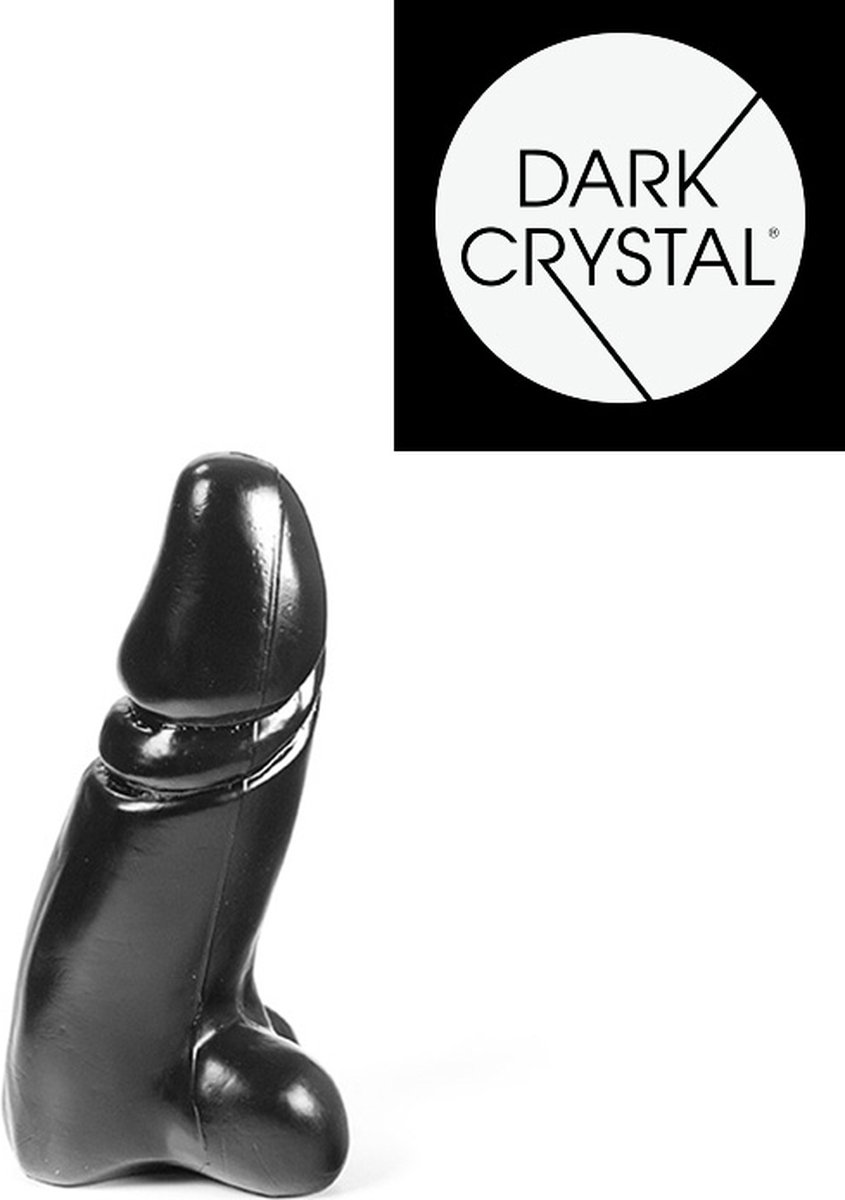 Goedkoopste Dark Crystal Dildo 21 x 6,3 cm - zwart