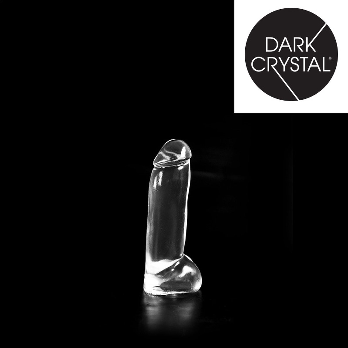 Goedkoopste Dark Crystal Dildo 21,5 cm - transparant