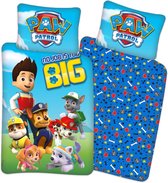 flanellen dekbedovertrek paw patrol sky-chase-hoeslaken 200X140cm