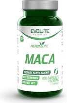 Maca 500mg - Vegan - 100 Capsules - Evolite Nutrtion