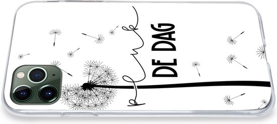 Coque iPhone 11 Pro Max - Citations - Carpe diem - Pissenlit - Siliconen