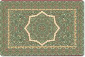Muismat - Mousepad - Perzisch Tapijt - Vloerkleed - Mandala - Groen - 27x18 cm - Muismatten