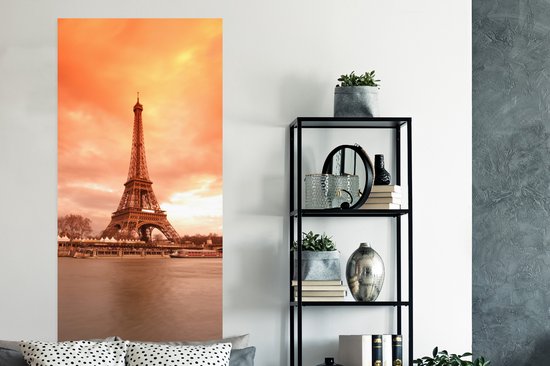 Affiche Tour Eiffel - Paris - Ciel - 80x160 cm