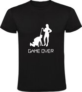 Game Over Couple | Heren T-shirt | Zwart | Fantasy | Fetish | Foreplay | Kinky | Roleplay