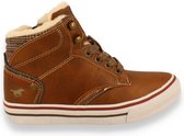 MUSTANG  jongens sneaker hoog  COGNAC 40