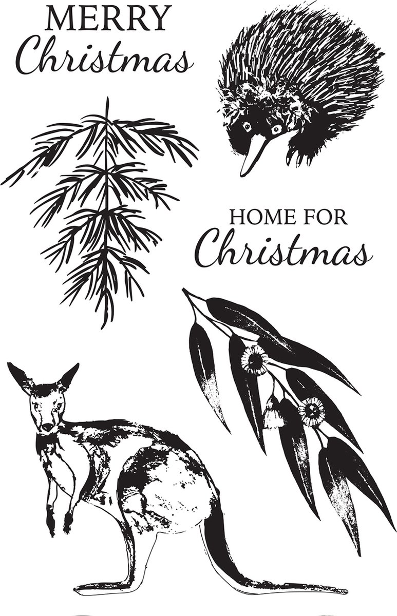 Stempel - Clear stamp - Kaisercraft - Under the gum leaves