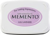 ME-000-504 Memento stempelinkt stempelkussen groot Tsukineko Lulu Lavender lila paars